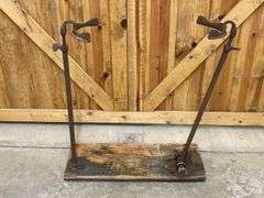 (2) Bull Blinder + Grain Sack Holder