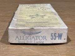 Vintage Alligator Belt Lacing