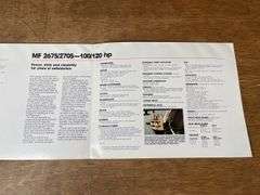 (6) Massey Ferguson Tractor Sales Literature