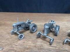 (6) Massey-Harris Pony Pewter + Semi