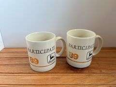 (4) John Deere Mugs