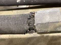 Vintage Fuel Pump Hose