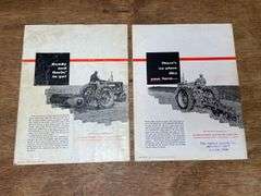 (2) Farmall 350 + 450 Sales Literature