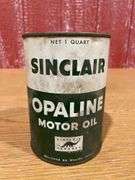 (3) NOS Sinclair Opaline Motor Oil Cans