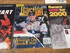 NASCAR Magazines + Memorabilia