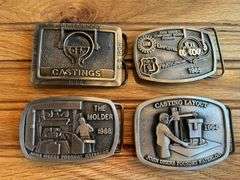 (4) John Deere Belt Buckles
