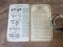 (2) John Deere Literature + Pocket Ledger
