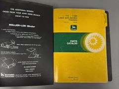 John Deere Parts Catalogs Binder