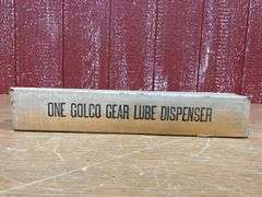NOS Golco Gear Lube Dispensers