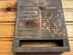 John Deere VB Cultivator Printers Block