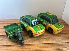 (3) John Deere Toys