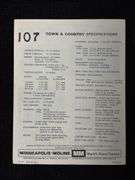 1968 Minneapolis-Moline Town and Country 7HP Tractor Sales Brochure