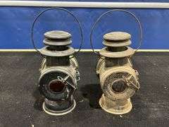 Pair of Dietz Kerosene Headlamps