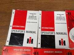 (8) IH Implement Manuals