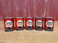 (5) 1 Quart Sinclair Pennsylvania Motor Oil Can