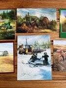 (6) John Deere Postcards