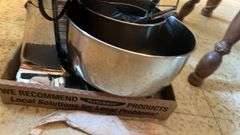 Stand Mixer, Kettle, and Roasting Pan