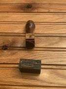 (2) John Deere Printers Block + Ink Stamp