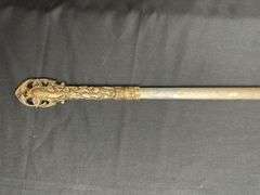 Masonic Knights Templar Past Commander ID'd Ceremonial Sword w/Scabbard