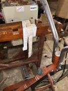 Vintage Exercise Bike & Quilting Table Legs (??)