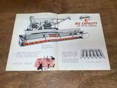 (5) AC Gleaner Combine Sales Literature + Manual