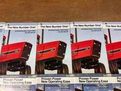 (10) IH Tractor Sales Literature