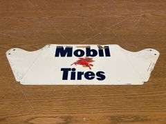 NOS -  Mobil Pegasus Gas Station Tire Display Rack