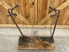 (2) Bull Blinder + Grain Sack Holder