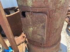 Pair of Visible Gas Pump Bases