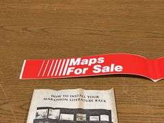 NOS - Marathon Customer Service Center Literature/Map rack