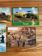 (6) John Deere Postcards