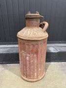 (2) Vintage Gas or Oil Cans and Large Funnel