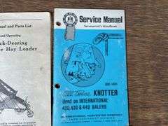 (3) IHC Implement Manuals