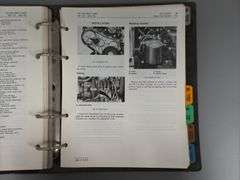 (2) John Deere Technical Information & Operator's Manuals Binders
