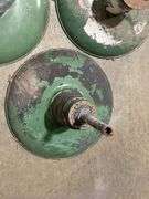 (4) Industrial green porcelain station lights