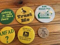 (9) John Deere Buttons