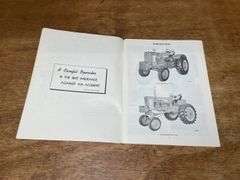 (2) Farmall 706 + 806 Operators Manuals