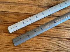 (2) Steel Yardsticks