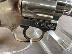 Rare Nickeled S&W Model 36 Chiefs Special .38 Special Revolver