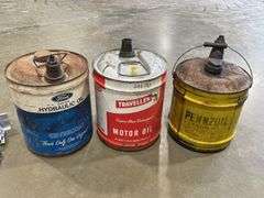 (4) Oil Cans + Reflectors