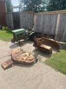1968(?) John Deere 110 Hydraulic Lift Project w/ Attachments