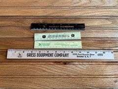 (4) John Deere Rulers