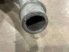 Vintage White Fuel Pump Hose
