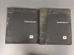 (2) John Deere Technical Information Binders