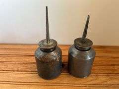 (2) John Deere Oil Cans