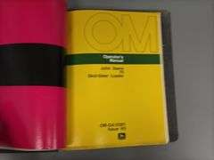 (2) John Deere Technical Information & Operator's Manuals Binders
