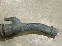 Vintage White Fuel Pump Hose