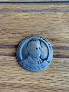 (2) John Deere Tractor Co. Employee Badges