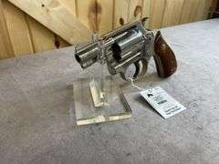 Rare Nickeled S&W Model 36 Chiefs Special .38 Special Revolver
