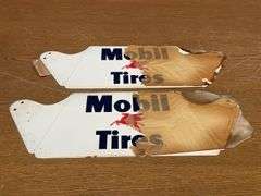 NOS -  Mobil Pegasus Gas Station Tire Display Rack